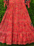 Floral Boho Tiered Maxi Dress