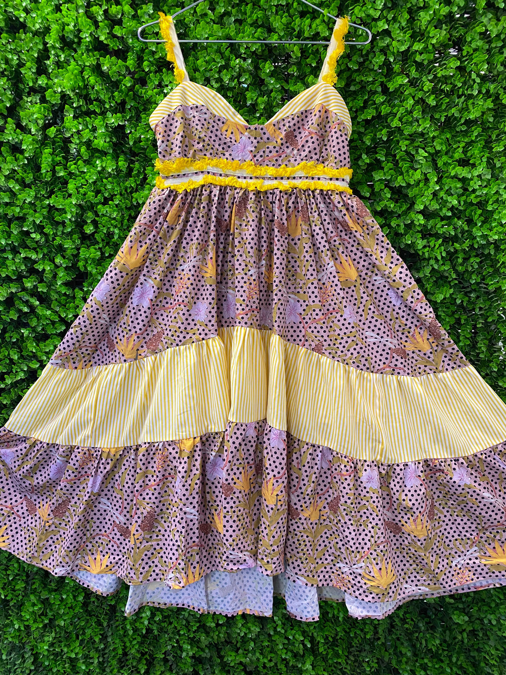 Chiris Chic Floral Tiered Sundress