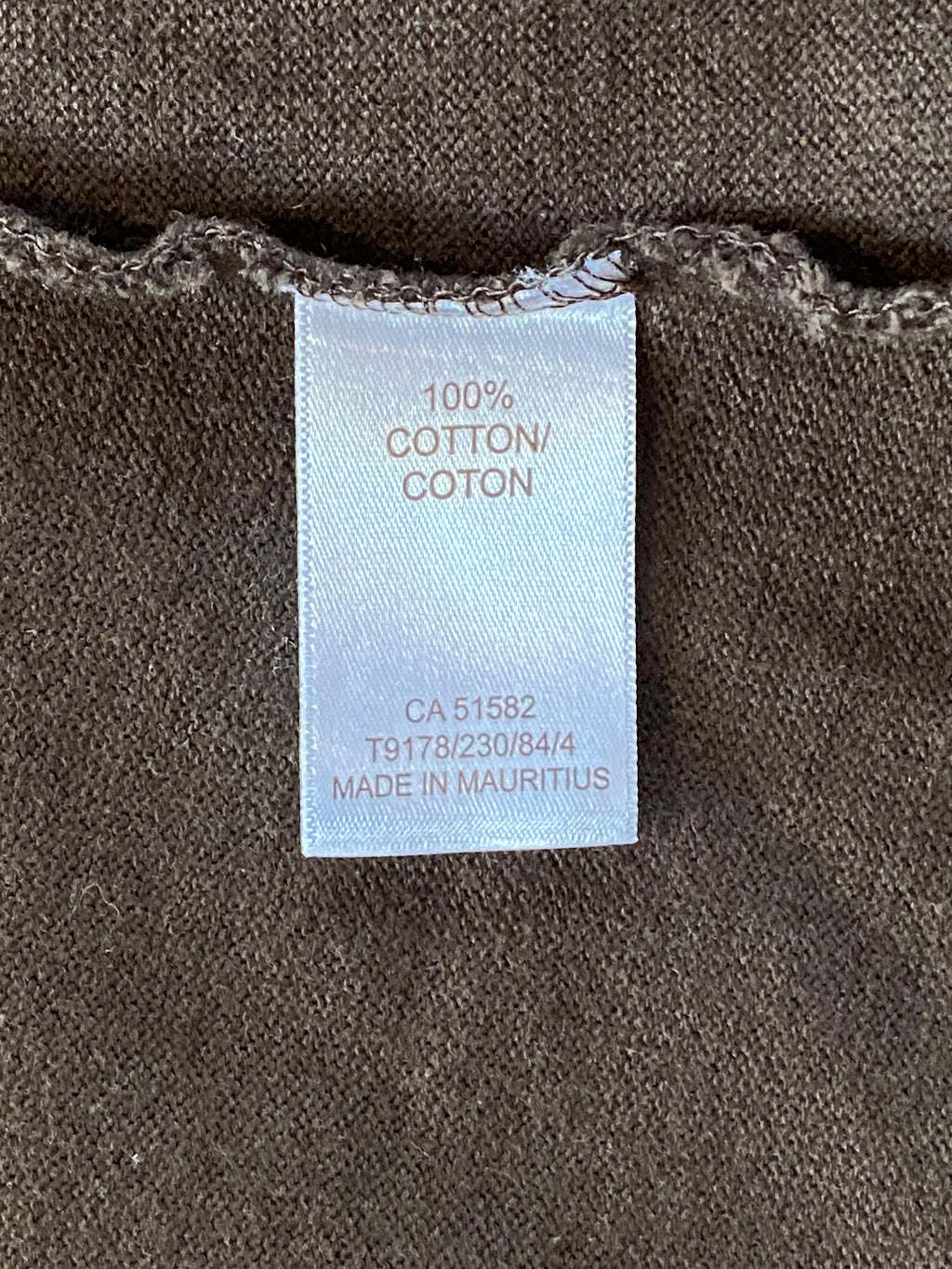 Earthaddict Brown Cotton Wrap Cardigan