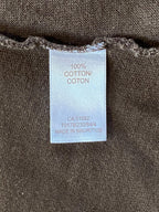 Earthaddict Brown Cotton Wrap Cardigan