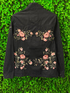 1996 Black Embroidered Military Jacket