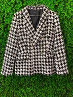 Black & White Houndstooth Jacket