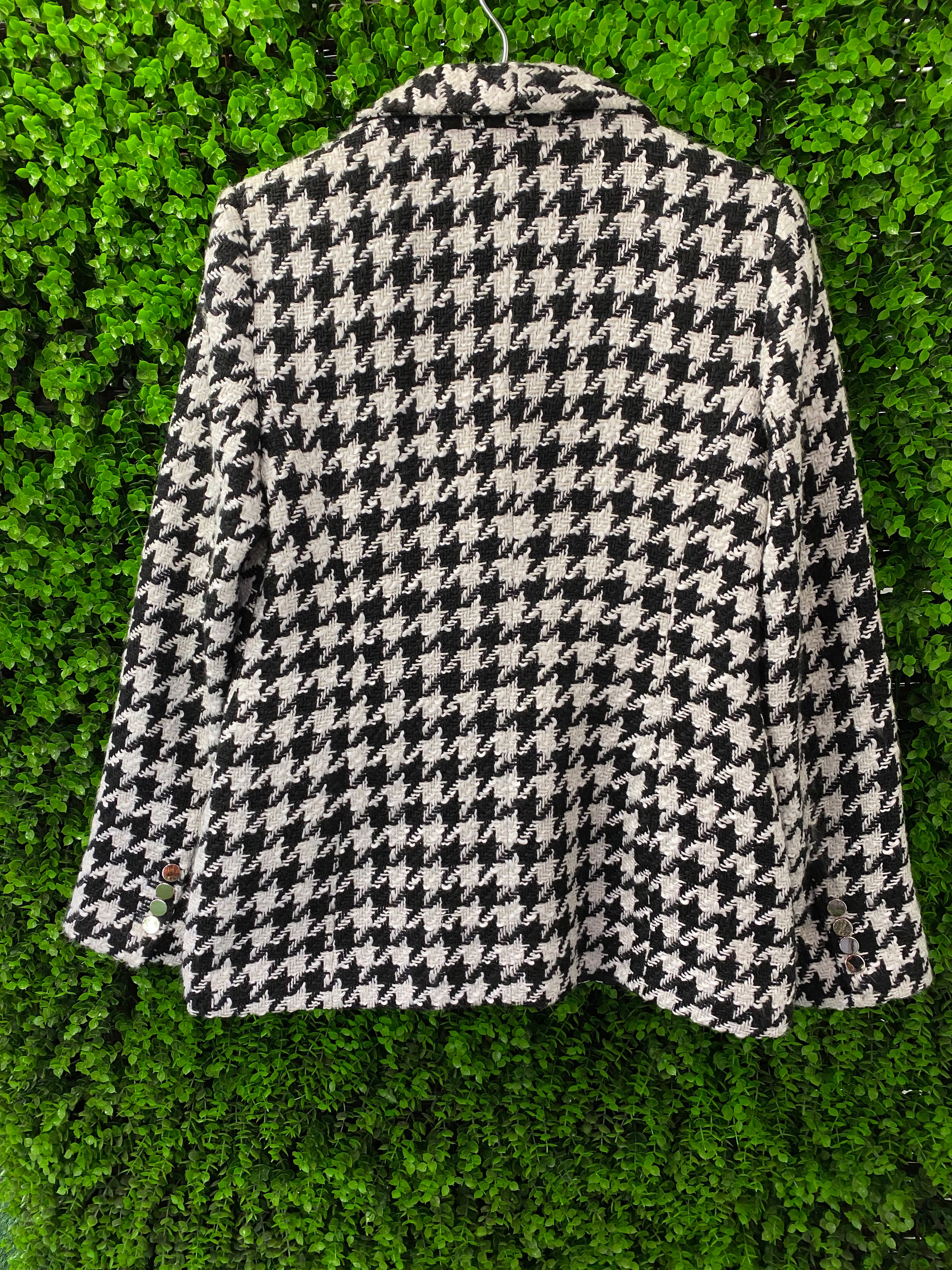 Black & White Houndstooth Jacket