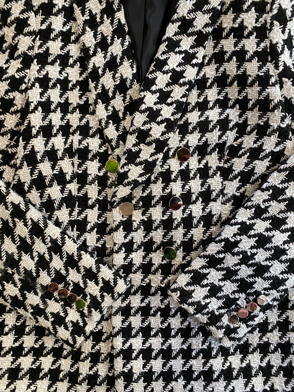 Black & White Houndstooth Jacket