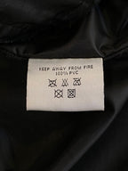 Black Hooded PVC Jacket