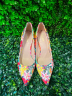 ALDO Multicolour Tropical Floral Pointed Stiletto Heels