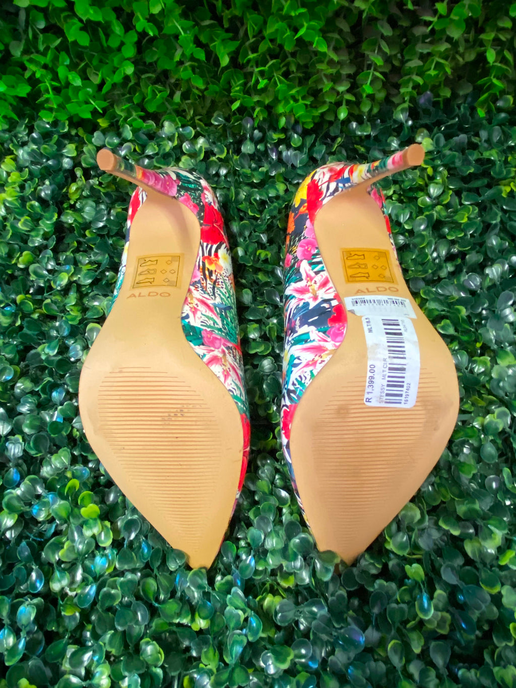 ALDO Multicolour Tropical Floral Pointed Stiletto Heels