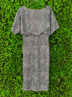Tribal Chic Green & White Snake Print Dress