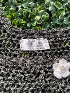 Aura Goodies Crochet Tie-Front Crop Top