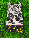 Cristina Gavioli Collection Floral and Polka-Dot Shift Dress