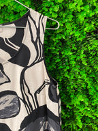 Cristina Gavioli Collection Floral and Polka-Dot Shift Dress
