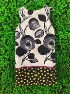 Cristina Gavioli Collection Floral and Polka-Dot Shift Dress