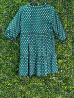 Mr Price Teal Daisy Print Cotton Smock Dress — back