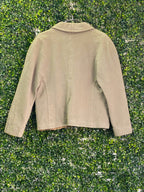 Mayerline Stone Beige Tailored Blazer — back