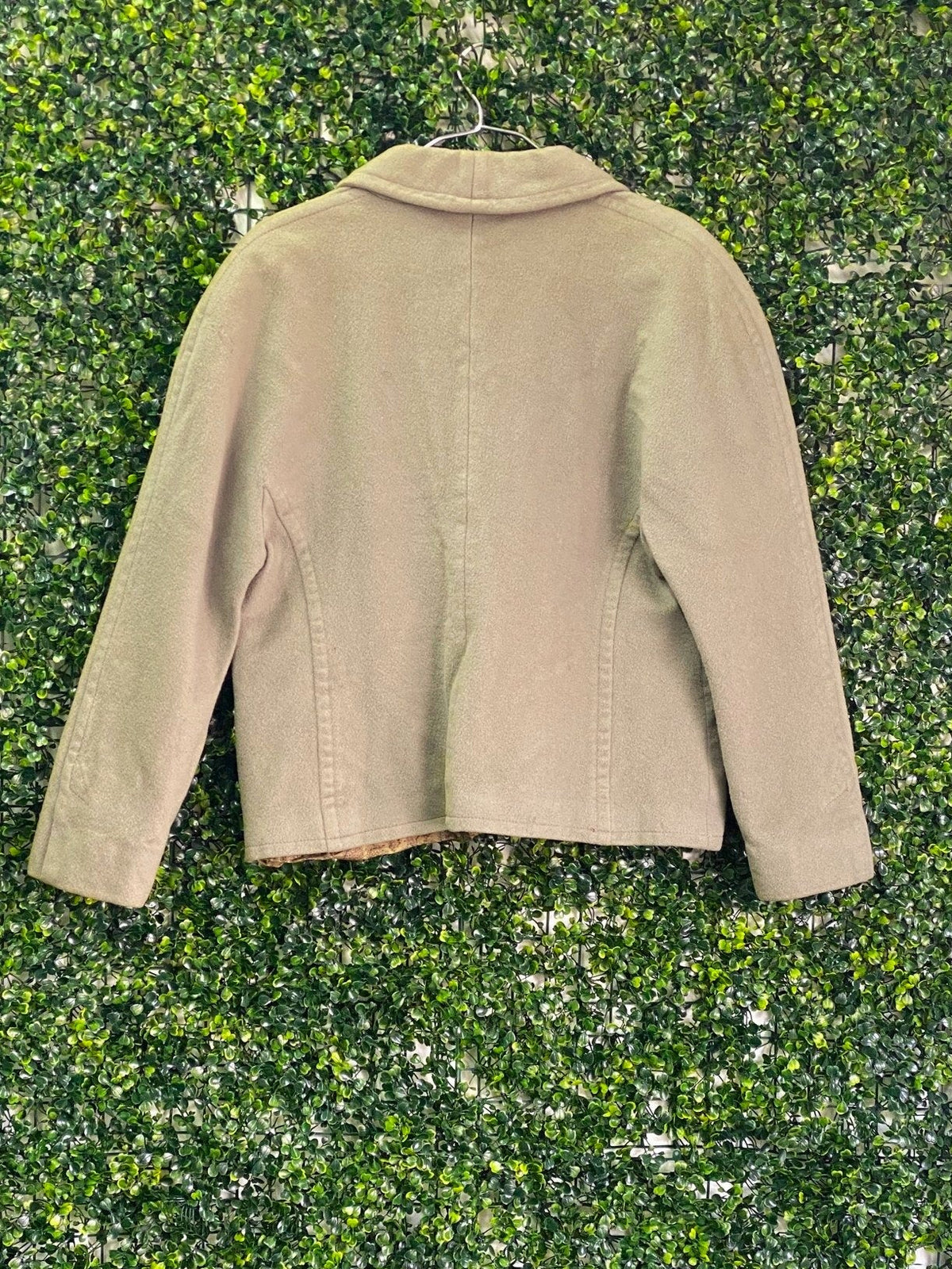 Mayerline Stone Beige Tailored Blazer — back