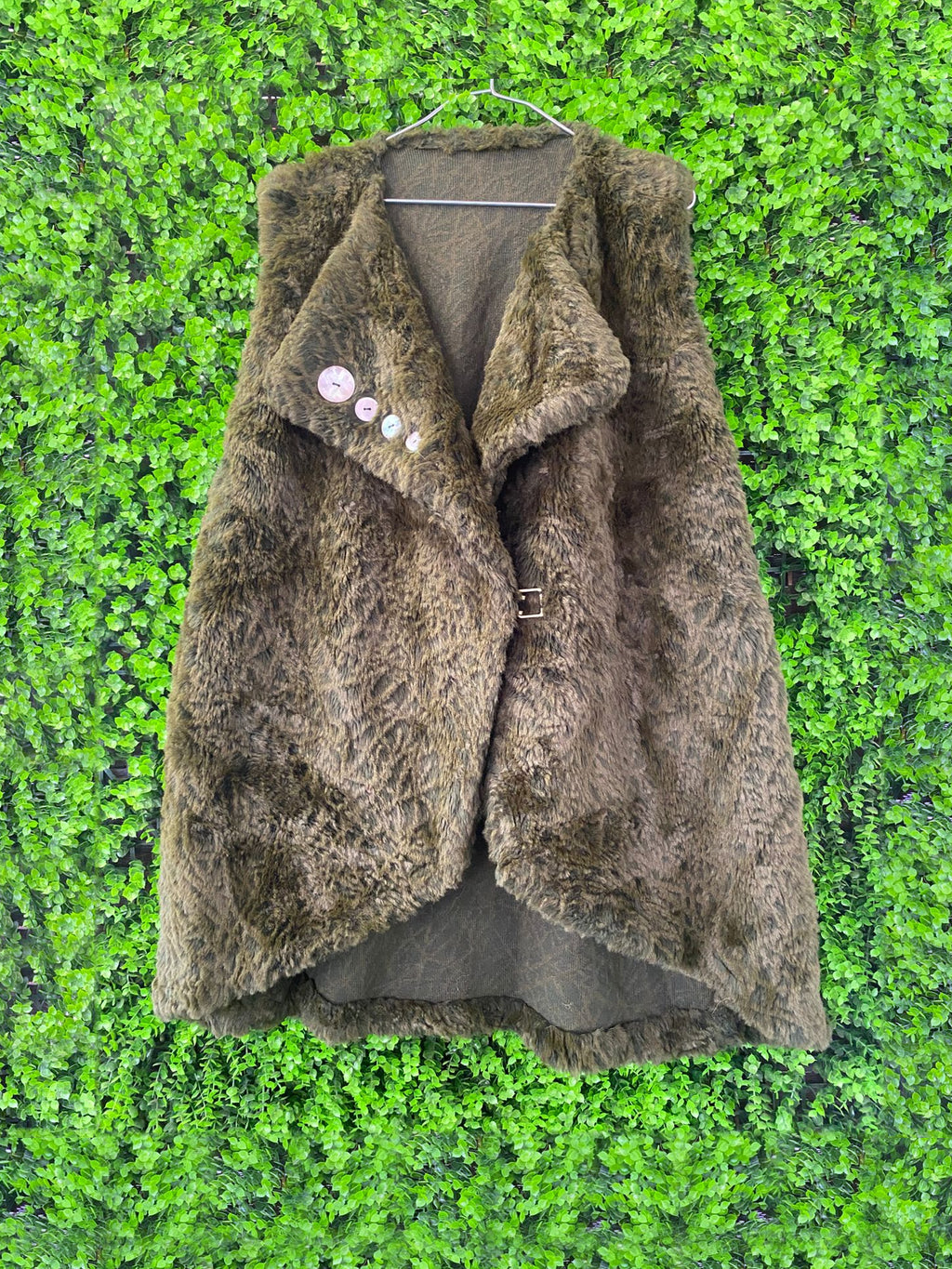 Dune Faux Fur Sleeveless Vest