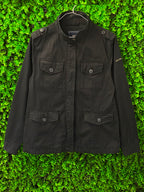 1996 Black Embroidered Military Jacket
