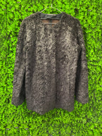 Marc Cain Dark Faux Fur Jacket