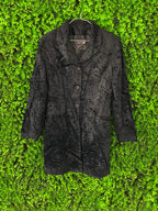 Collection Simone Paris Black Faux Fur Coat
