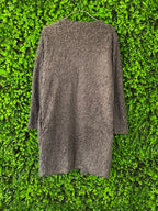 M.A.P.P Jeans Grey Textured Longline Cardigan Coat