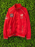 Cigale Men Red Royal Polo Windbreaker Jacket