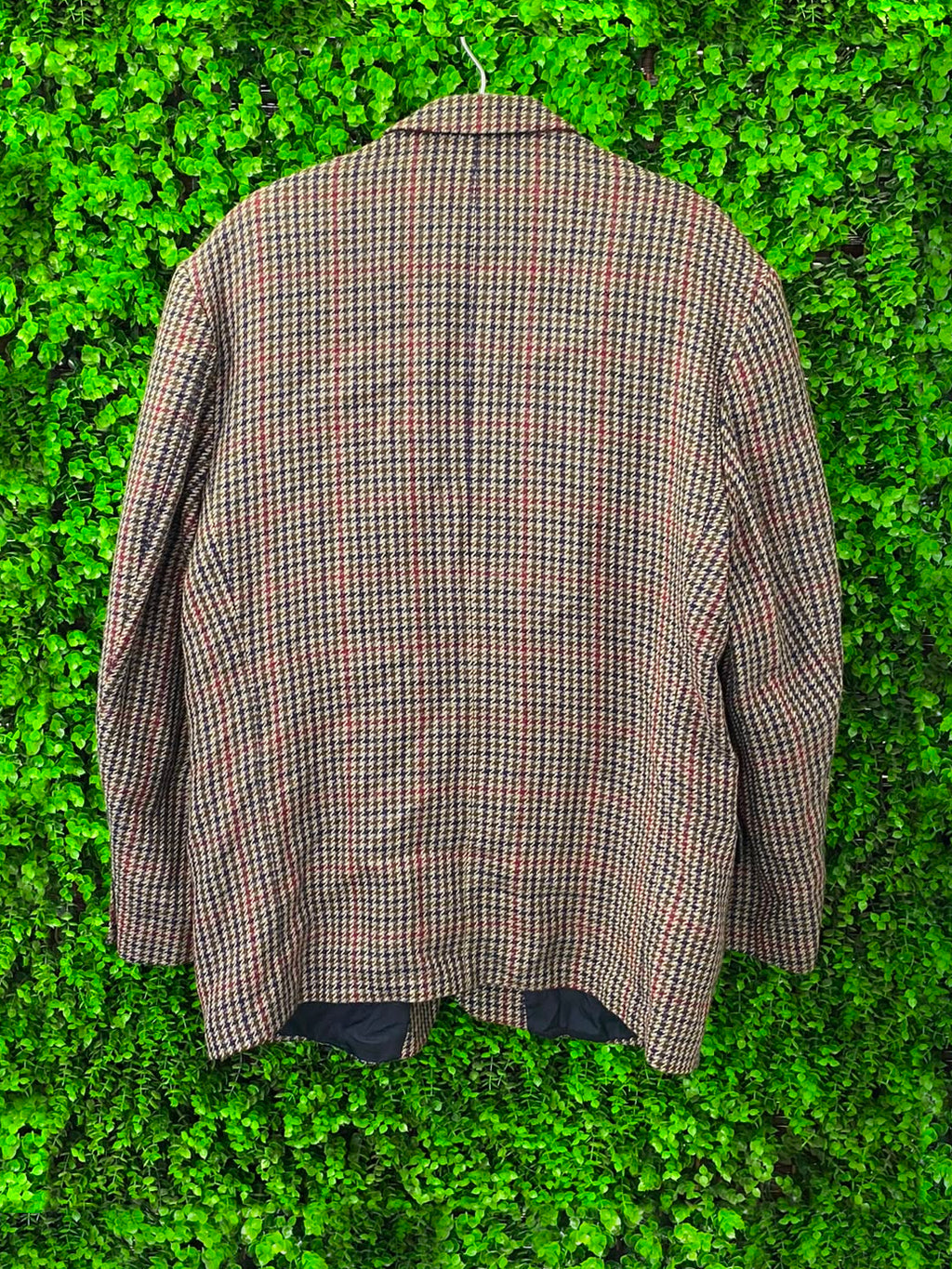 Canda Brown Heritage Check Double-Breasted Blazer