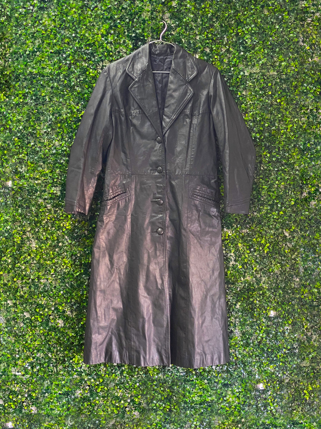 Citation Dark Brown Belted Trench Coat — front
