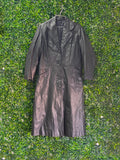 Citation Dark Brown Belted Trench Coat — front