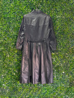 Citation Dark Brown Belted Trench Coat — back