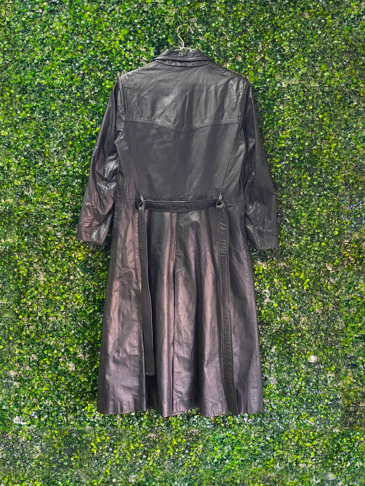 Citation Dark Brown Belted Trench Coat — back