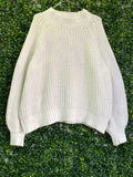 Woolworths Cream Chunky Knit Sweater — front