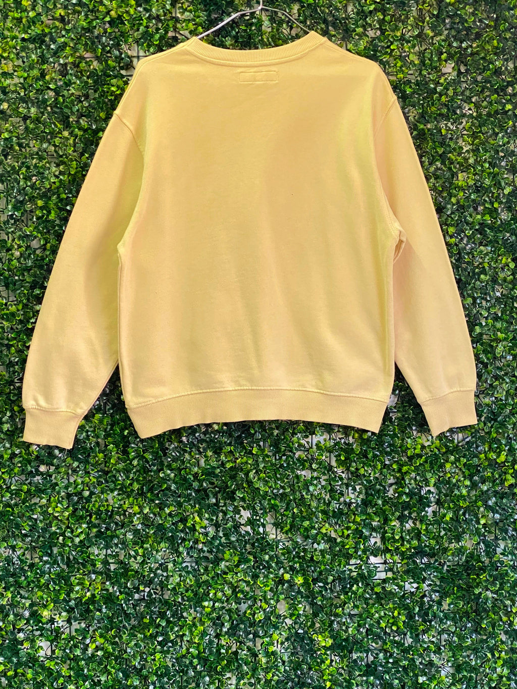 Zara Yellow London Graphic Sweatshirt — back