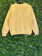 Zara Yellow London Graphic Sweatshirt — back