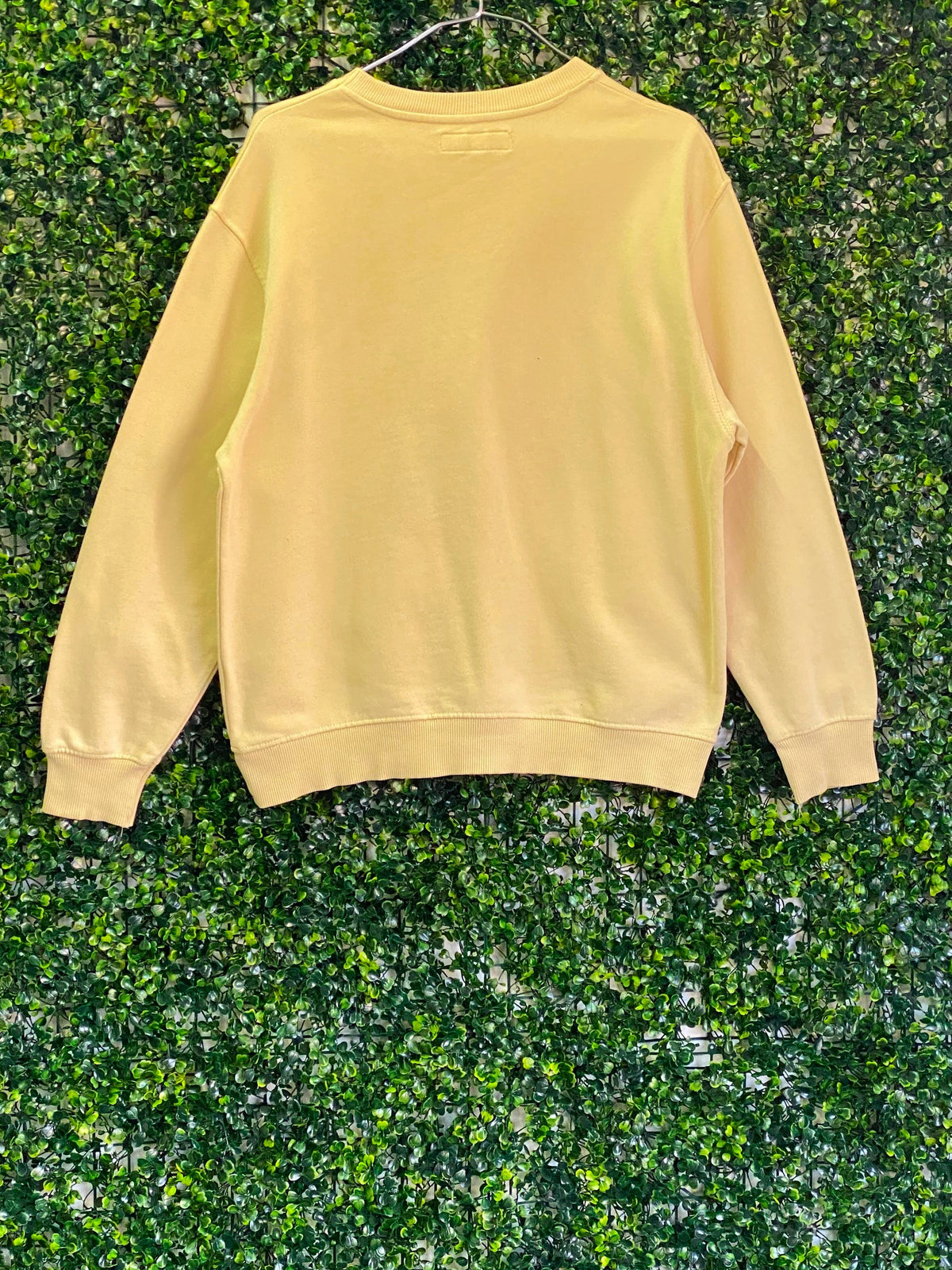 Zara Yellow London Graphic Sweatshirt — back