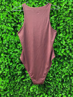 Chocolate Brown Sleeveless Bodysuit