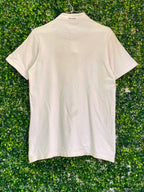 Pringle of Scotland White Crest Polo Shirt — back