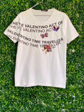 Valentino White Traveller Graphic T-Shirt — front