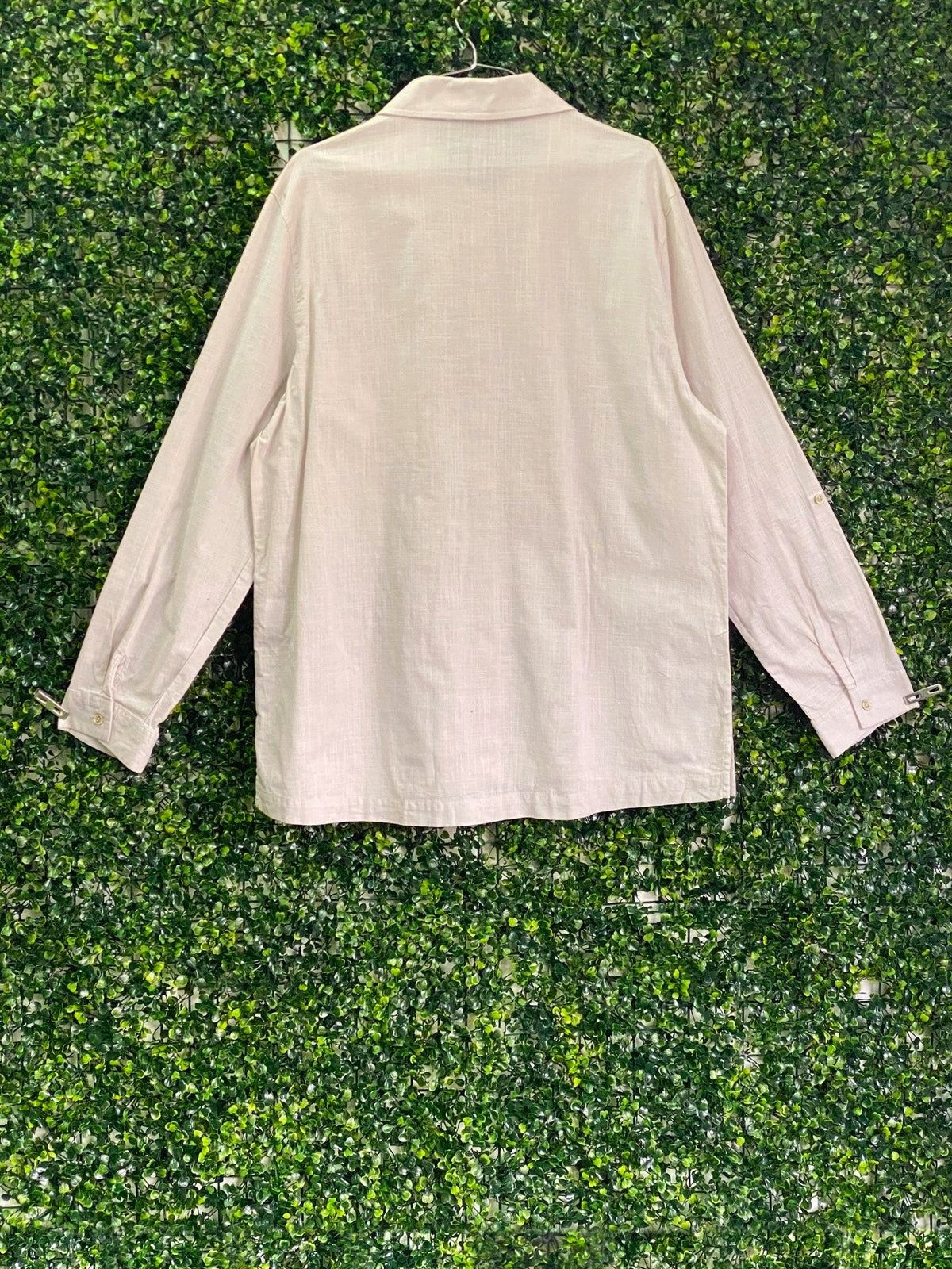 Fresh Cream Cotton Long-Sleeve Shirt — back