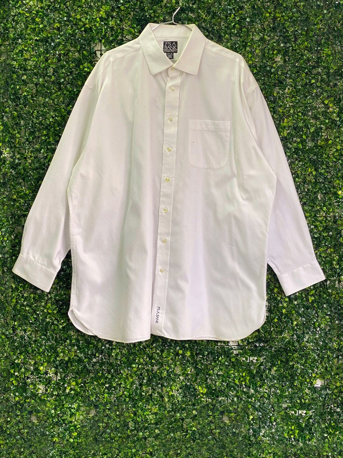 Jos. A. Bank White Signature Dress Shirt — front