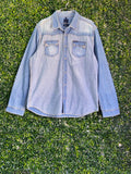 Daniel Hechter Blue Slim Fit Denim Shirt — front