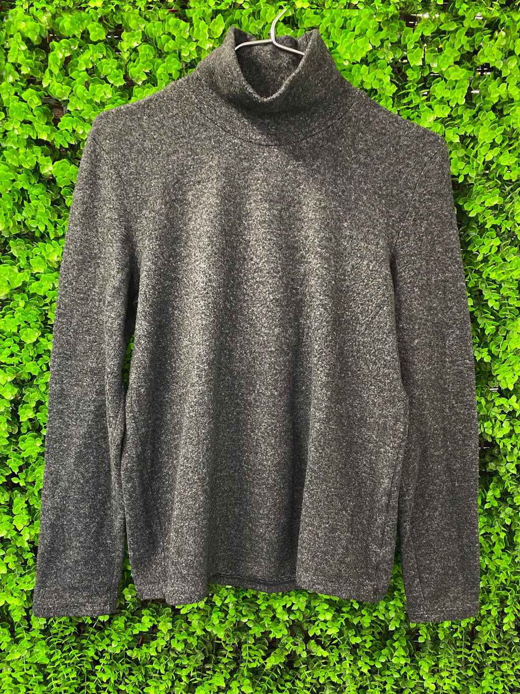 Zara Charcoal Grey Roll-Neck Knit Top