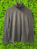 Zara Charcoal Grey Roll-Neck Knit Top