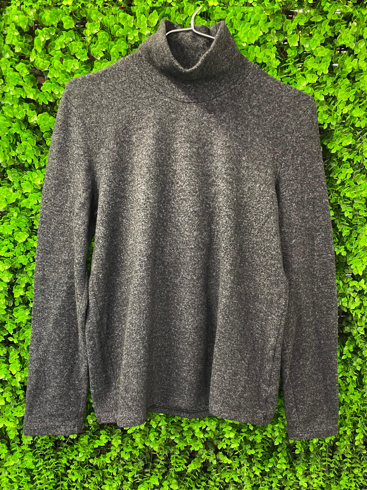 Zara Charcoal Grey Roll-Neck Knit Top