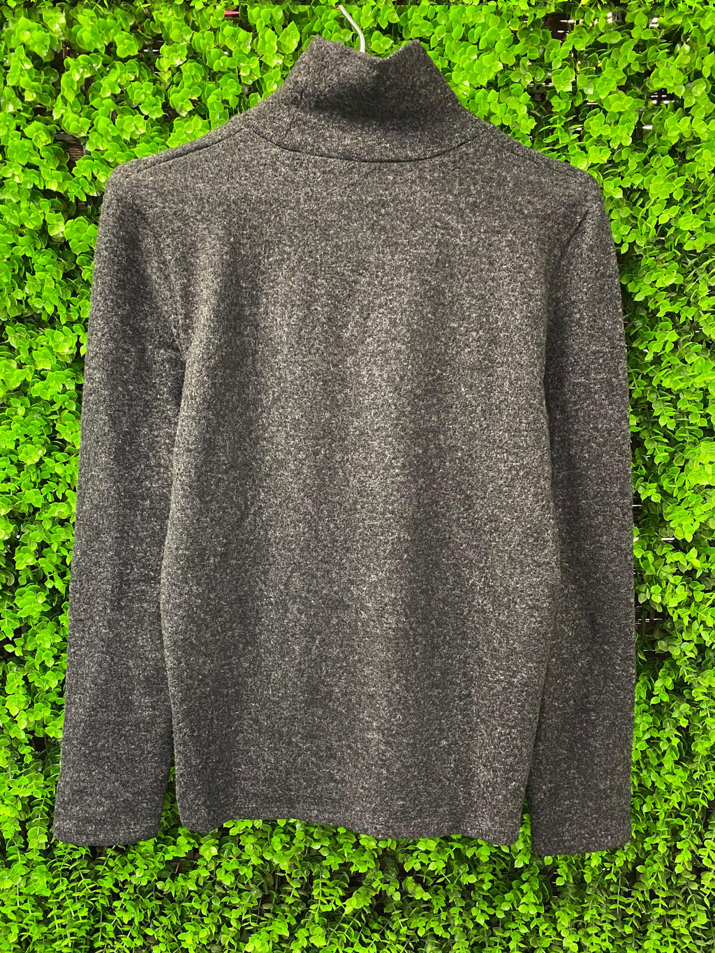 Zara Charcoal Grey Roll-Neck Knit Top
