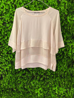 Studio.W Layered Cream Blouse