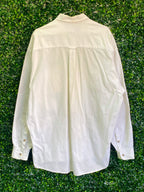 Cream Utility Pocket Button-Front Shirt — back