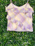 Zara Pastel Ruffle Camisole — back