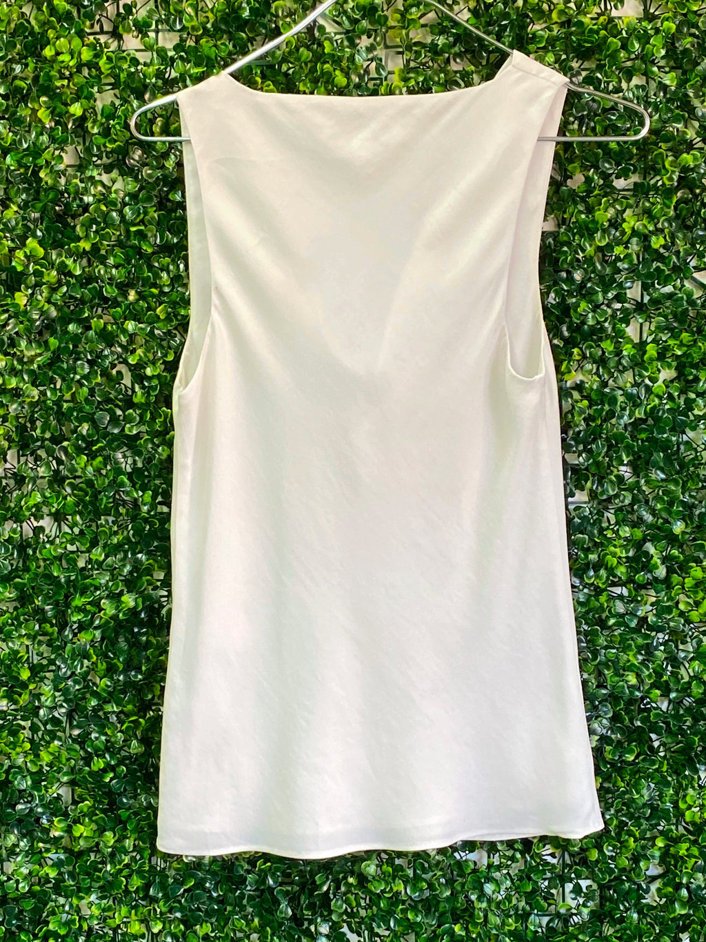 Forever New Ivory Cowl-Neck Sleeveless Top — back