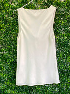 Forever New Ivory Cowl-Neck Sleeveless Top — back