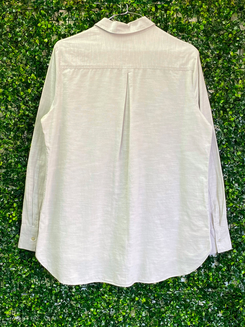 David Jones Ivory Cotton Utility Shirt — back